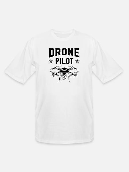 Drone Pilot - Men's Tall T-Shirt - white
