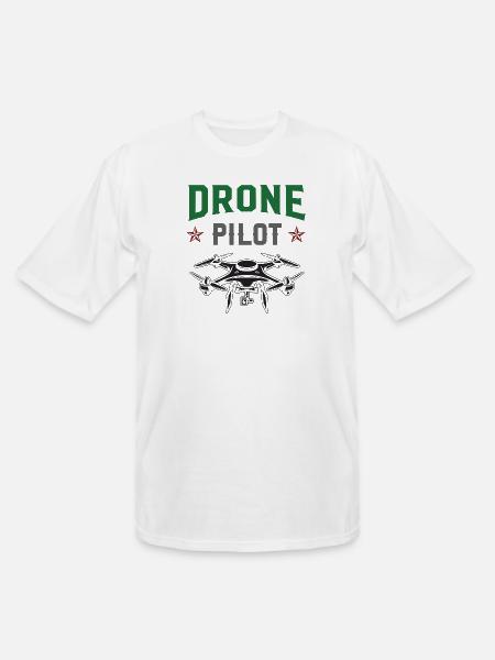 Drone Pilot - Men's Tall T-Shirt - white