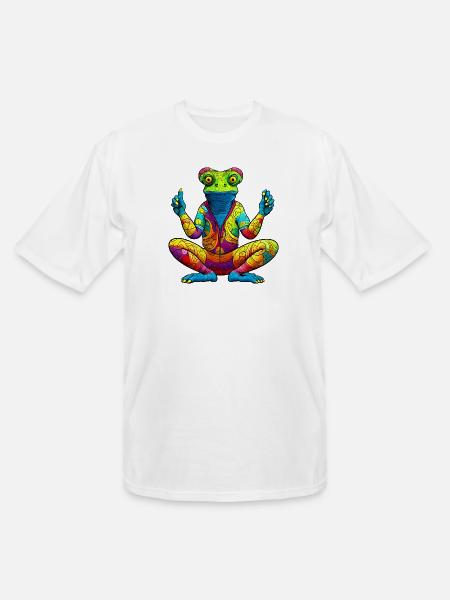 Chameleon Yoga - Men's Tall T-Shirt - white