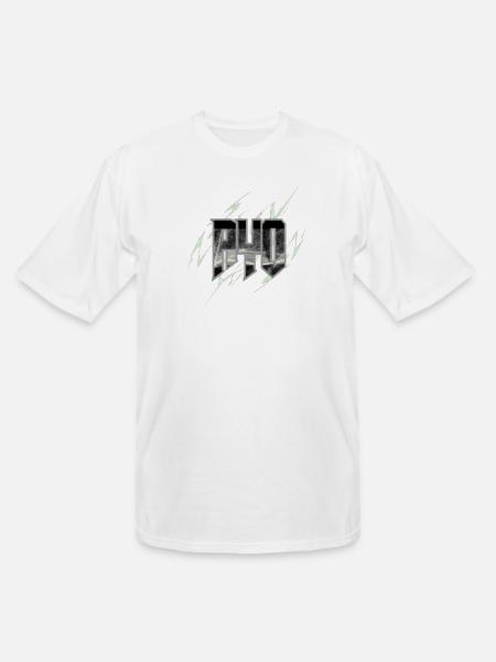 Electric WU Glyph with Lightning - Men's Tall T-Shirt - white