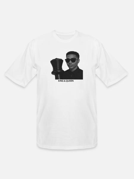King and Queen Chess - Men's Tall T-Shirt - white