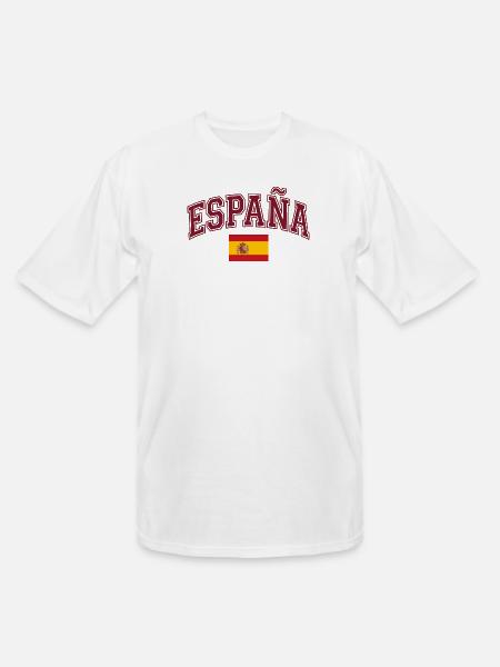España Arch Banner International football - Men's Tall T-Shirt - white