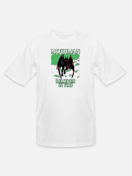 Mothman Believes In You - Men's Tall T-Shirt - white