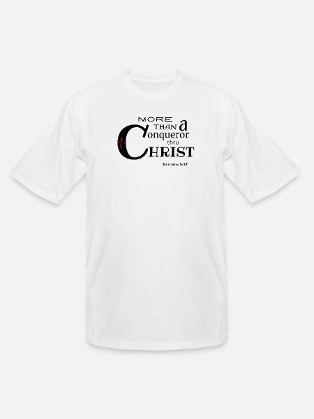 OVERCOMER - Men's Tall T-Shirt - white