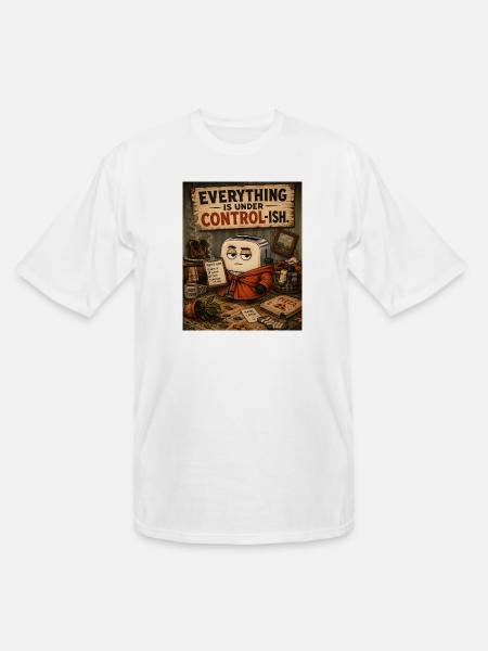 Everything Under Controlish - Men's Tall T-Shirt - white