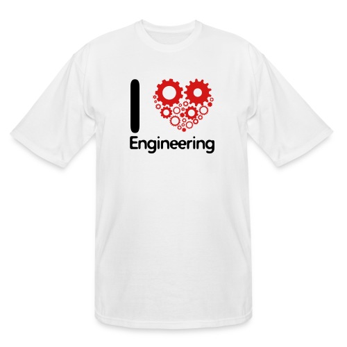 I Love Engineering - Men's Tall T-Shirt