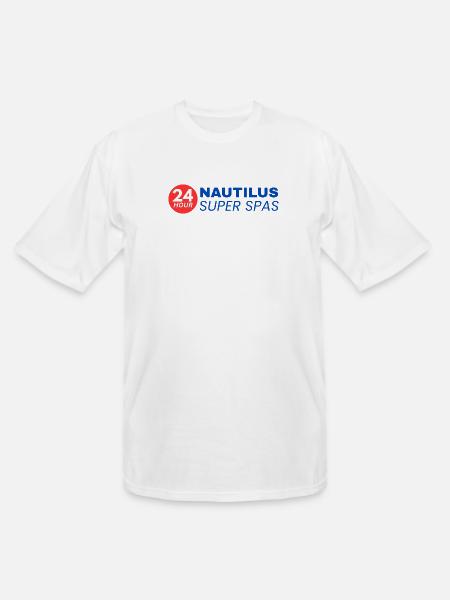 24-Hour Nautilus Super Spas - Vintage 1970s - Men's Tall T-Shirt - white