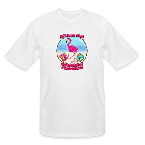 Emergency Flamingo - Men's Tall T-Shirt