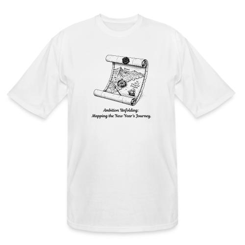Unfolding Map of Ambition T-Shirt - Men's Tall T-Shirt