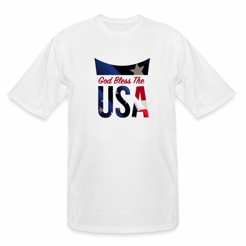 God Bless The USA Veterans T-Shirts - Men's Tall T-Shirt