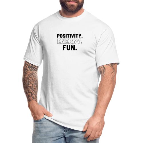 Positivity Energy and Fun Lite - Men's Tall T-Shirt