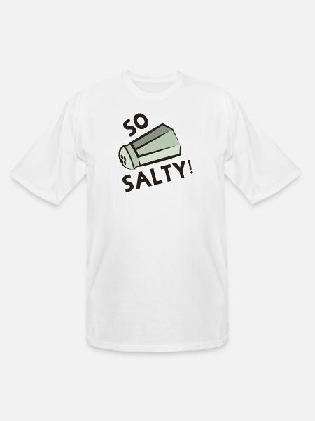 So Salty - Men's Tall T-Shirt - white