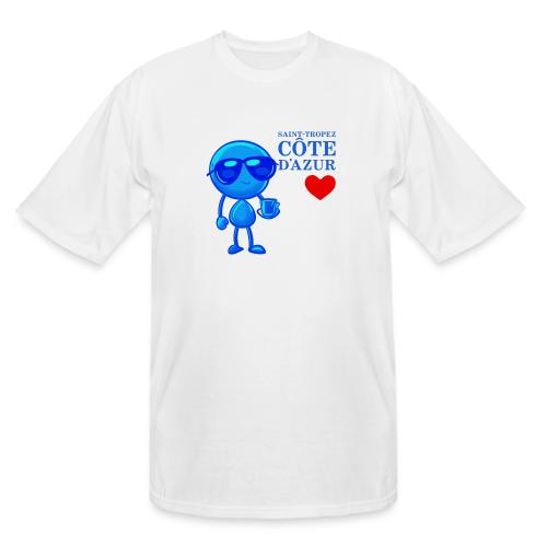 Smoon City_Saint Tropez Côte d'Azur - Men's Tall T-Shirt