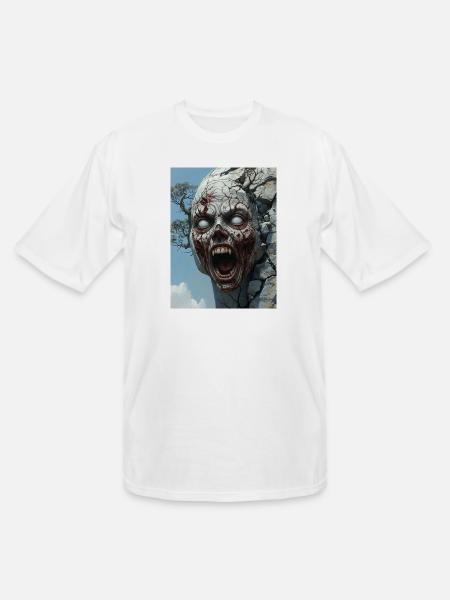 Untitled_design_-3-Nature’s Curse – Undead Horror - Men's Tall T-Shirt - white