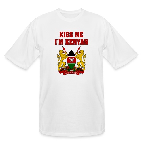 Kiss Me, I'm Kenyan - Men's Tall T-Shirt