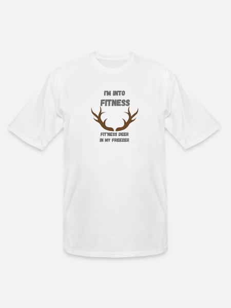 I m Into fitness - Men's Tall T-Shirt - white