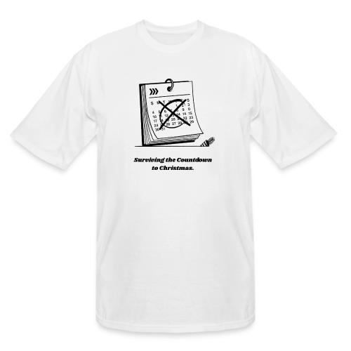 Countdown to Christmas T-Shirt - Men's Tall T-Shirt