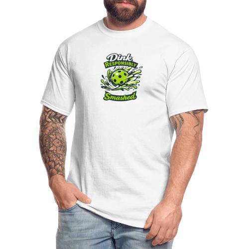 Dink Responsibly Don’t Get Smashed Pickleball Art - Men's Tall T-Shirt