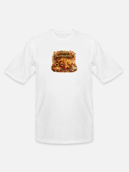 Thanksgiving Harvest Feast - Men's Tall T-Shirt - white