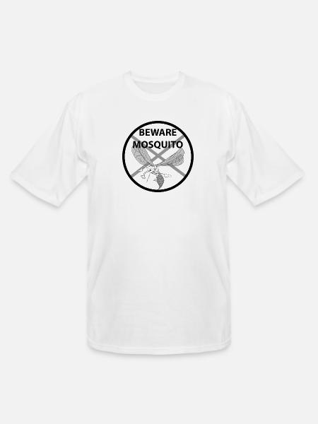 beware mosquito - Men's Tall T-Shirt - white