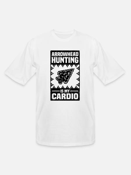 Collecting arrowheads - Men's Tall T-Shirt - white
