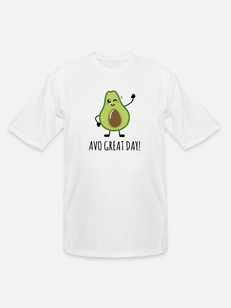 Avo Great Day - Men's Tall T-Shirt - white