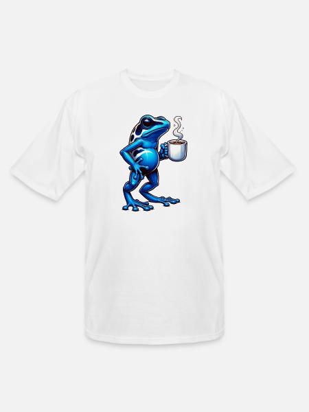 Poison Frog Coffee - Men's Tall T-Shirt - white