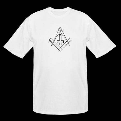 FreemasonCrossBlack - Men's Tall T-Shirt