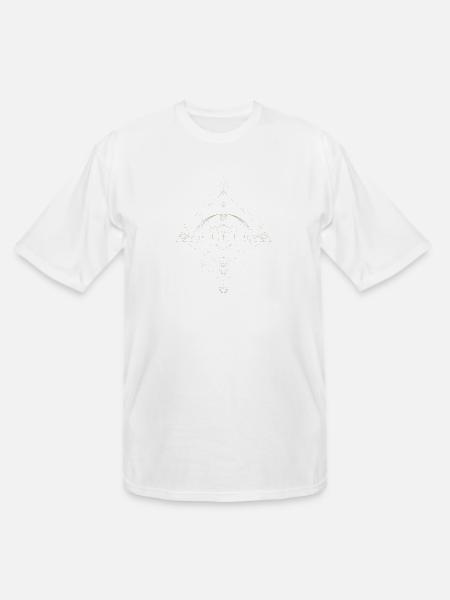 Abstract Dot Design - Men's Tall T-Shirt - white
