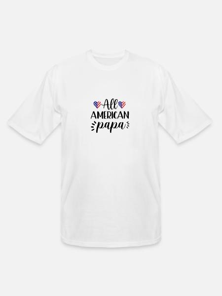 Papa - Men's Tall T-Shirt - white