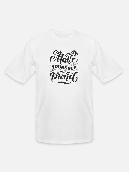 Make Yourself - Men's Tall T-Shirt - white