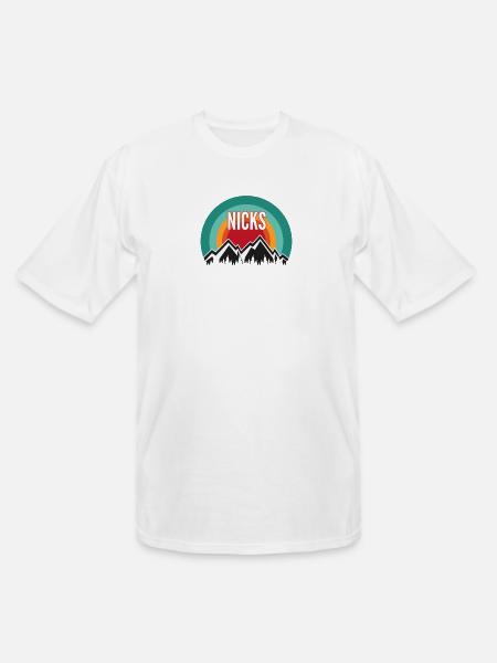 Nicks Lucky Shirt - Men's Tall T-Shirt - white