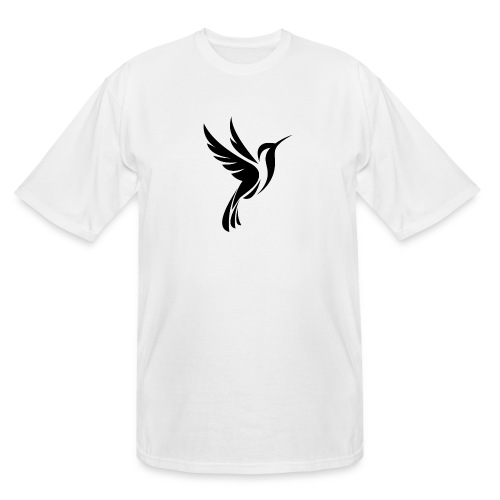 Hummingbird Spot Logo in Black - Men's Tall T-Shirt