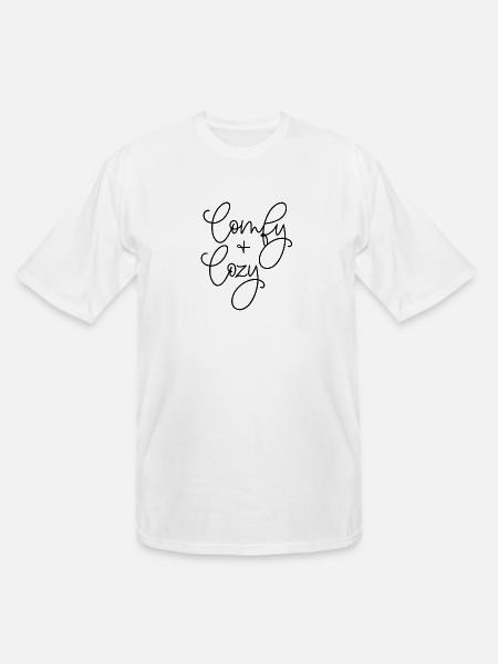 comfy and cozy - Men's Tall T-Shirt - white