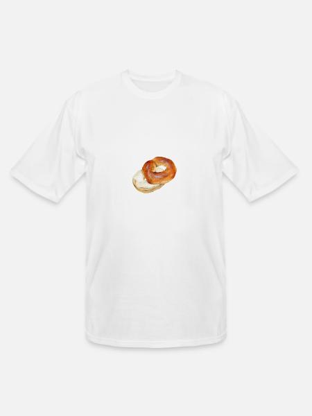 Bagel Powered By Bagels - Men's Tall T-Shirt - white