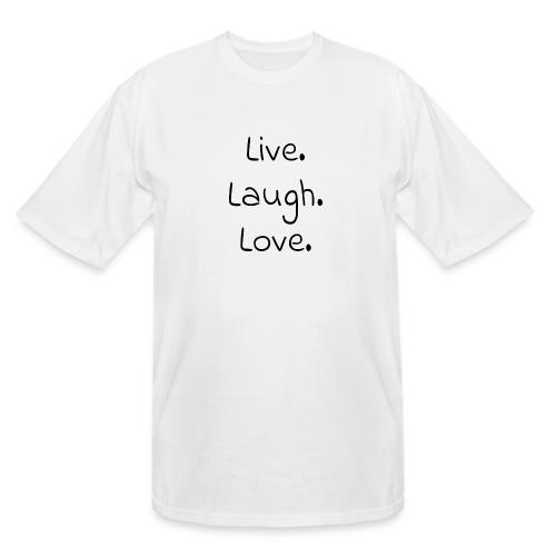 Smoon City_Live laugh love Black - Men's Tall T-Shirt