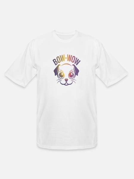 dog loyalty - Men's Tall T-Shirt - white