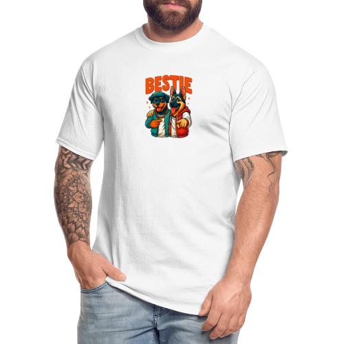 Hip Hop Dog Besties Shirt for Friends & Pet Lovers - Men's Tall T-Shirt