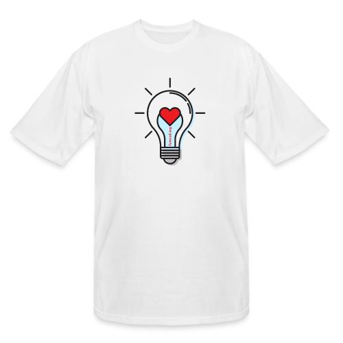 FUMCSD Heart Light Bulb - Men's Tall T-Shirt