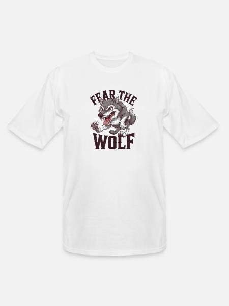 Howling Wolf Spirit - Men's Tall T-Shirt - white