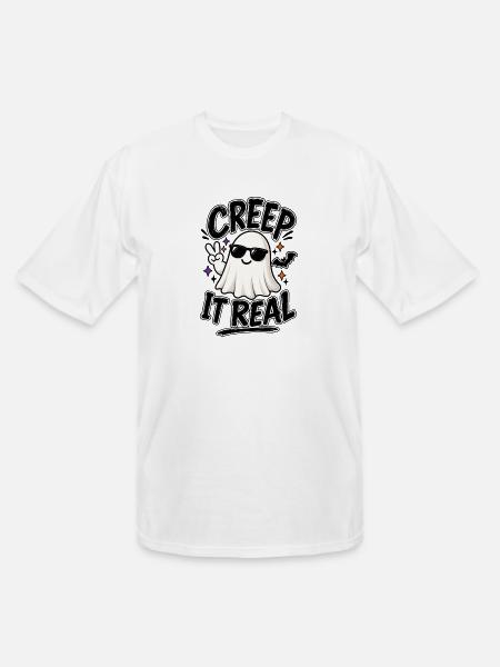 Creep It Real - Men's Tall T-Shirt - white