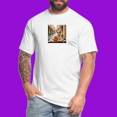 Morning coffee Chihuahua - Men's Tall T-Shirt