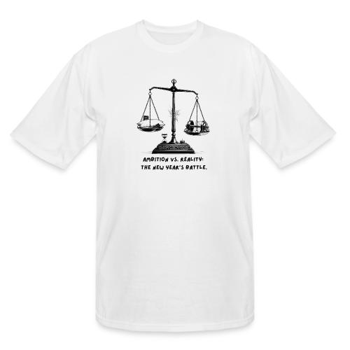 Ambition vs. Reality T-Shirt, Mug, & Leggings - Men's Tall T-Shirt