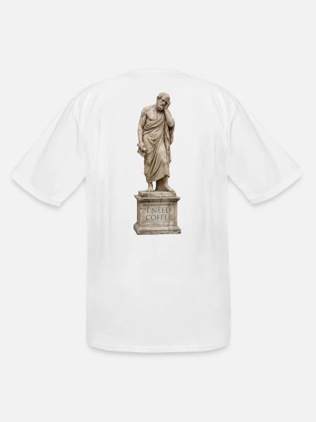 Ancient Sage Coffee Crave - Men's Tall T-Shirt - white