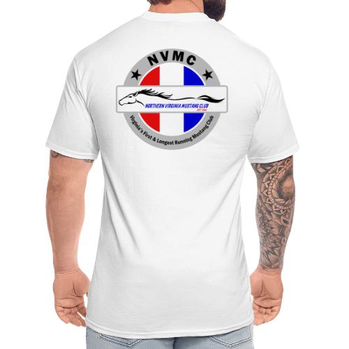 Circle logo t-shirt on silver/gray - Men's Tall T-Shirt