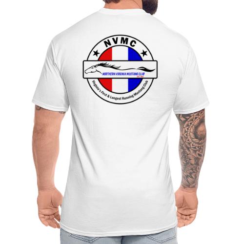 Circle logo t-shirt on white with black border - Men's Tall T-Shirt