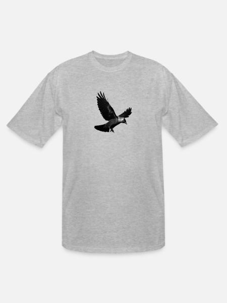 Raven landing - Men's Tall T-Shirt - heather gray
