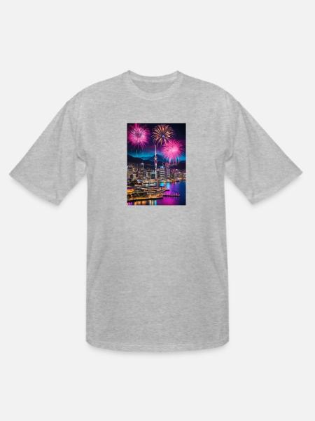 New Zealand - Men's Tall T-Shirt - heather gray