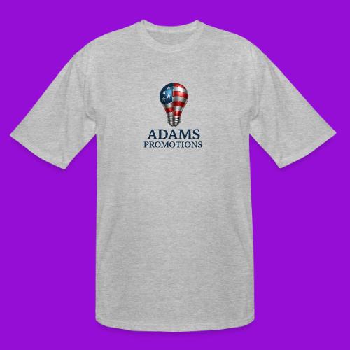 Adams promotions American flag metallic light bulb - Men's Tall T-Shirt