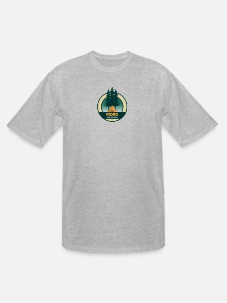 Mono Outdoors Tent Circle - Men's Tall T-Shirt - heather gray